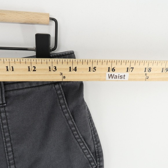 prAna Sancho Slim Pants Womens 4 Washed Gray Stretch Organic Cotton Bootcut - Picture 4 of 10